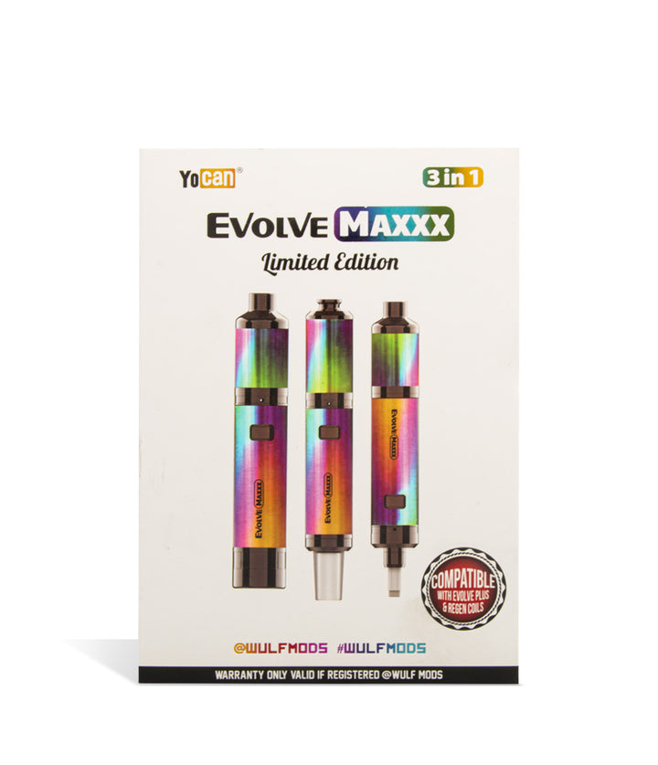 Full Color Wulf Mods Evolve Maxxx 3 in 1 Kit packaging on white background