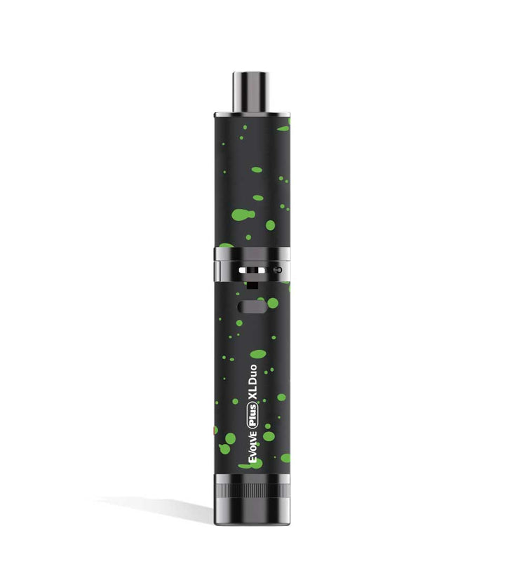 Black Green Spatter dry mode Wulf Mods Evolve Plus XL Duo 2-in-1 Kit on white background