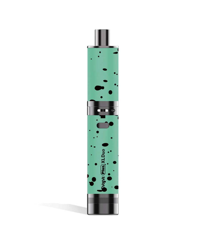 Teal Black Spatter dry mode Wulf Mods Evolve Plus XL Duo 2-in-1 Kit on white background