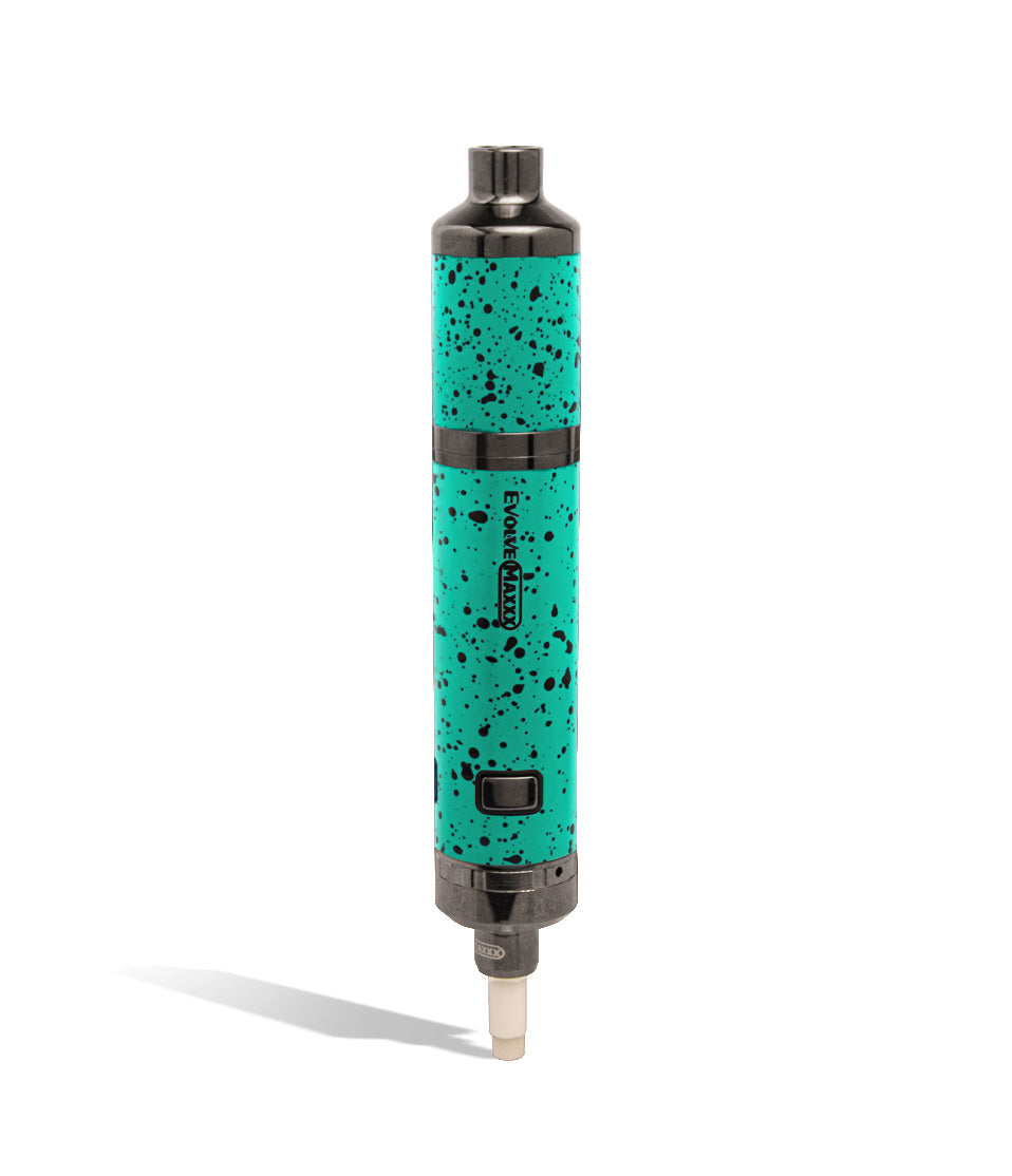 Teal Black Spatter nectar collector Wulf Mods Evolve Maxxx 3 in 1 Kit on white background