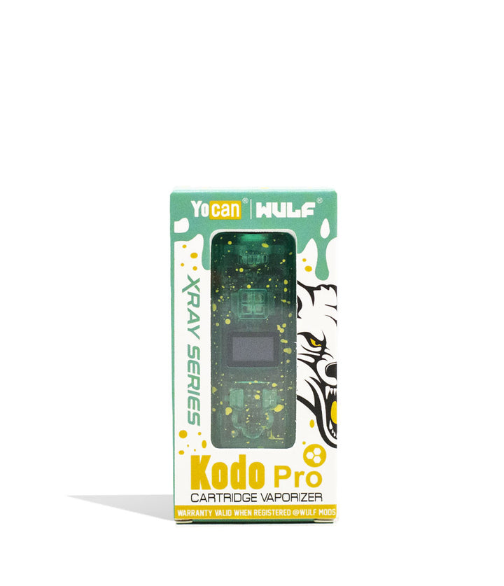 Aqua packaging Wulf Mods X-Ray Series Kodo Pro 510 Voltage Battery on white background