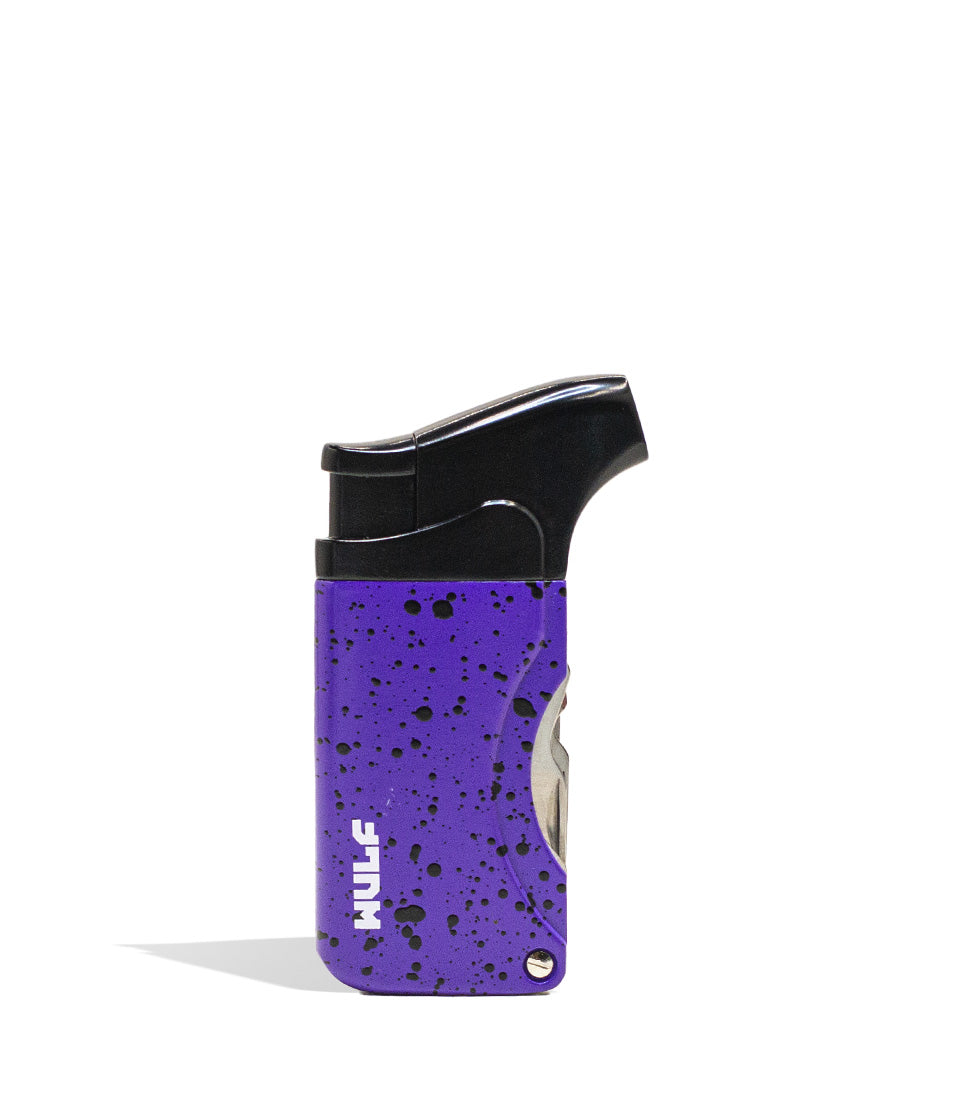 Purple Black Spatter Wulf Mods Omni Dab Tool Torch on white background