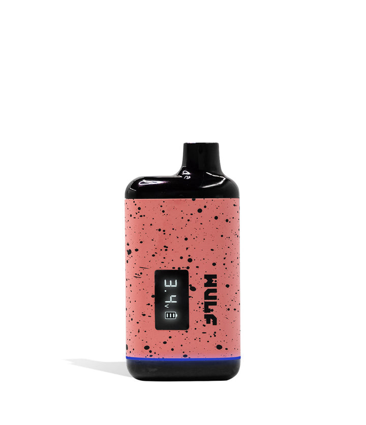 Pink-Black Spatter Wulf Recon Cartridge Vaporizer on white background